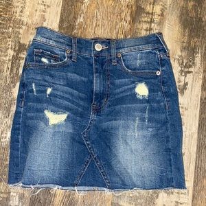 aeropostale jean skirt!